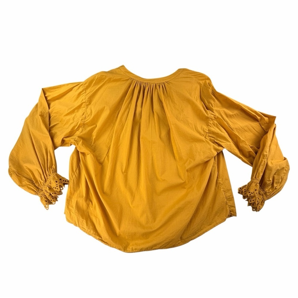 Velvet By Graham & Spencer Anthropologie Women’s Jacoba Henley Blouse Size M - Picture 5 of 8